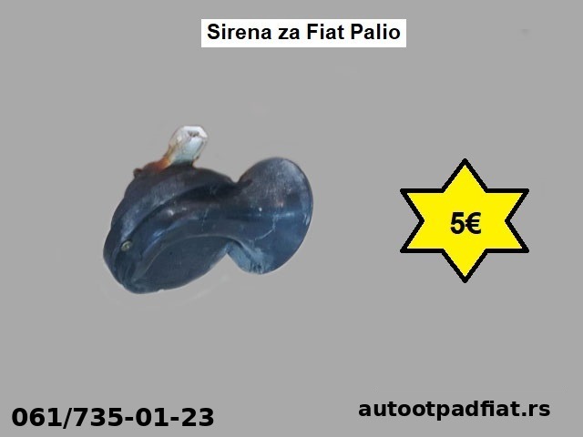 Sirena za Fiat Palio