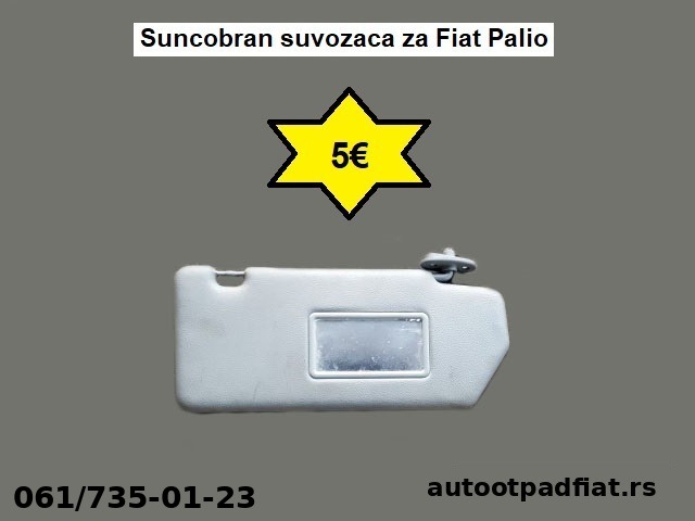 Suncobran suvozaca za Fiat Palio