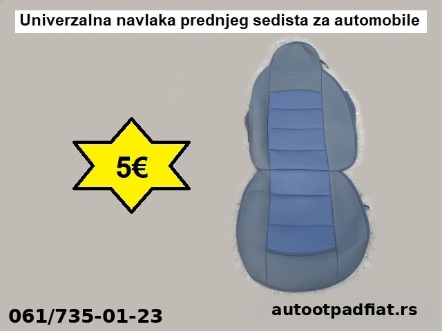 Univerzalna navlaka prednjeg sedista za automobile
