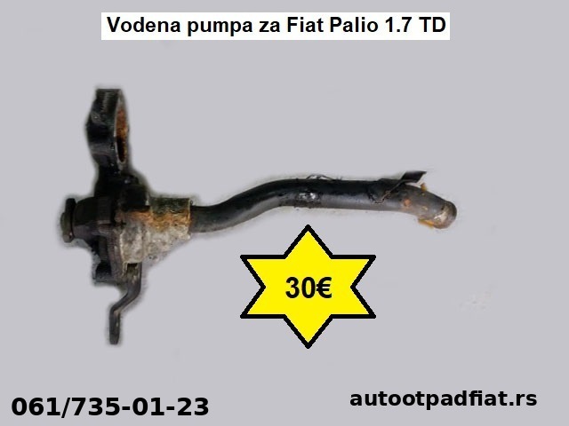 Vodena pumpa za Fiat Palio 1.7 TD