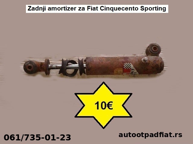 Zadnji amortizer za Fiat Cinquecento Sporting