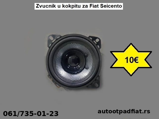 Zvucnik u kokpitu za Fiat Seicento