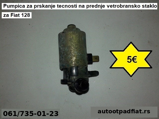 Pumpica za prskanje tecnosti na prednje vetrobransko staklo za Fiat 128